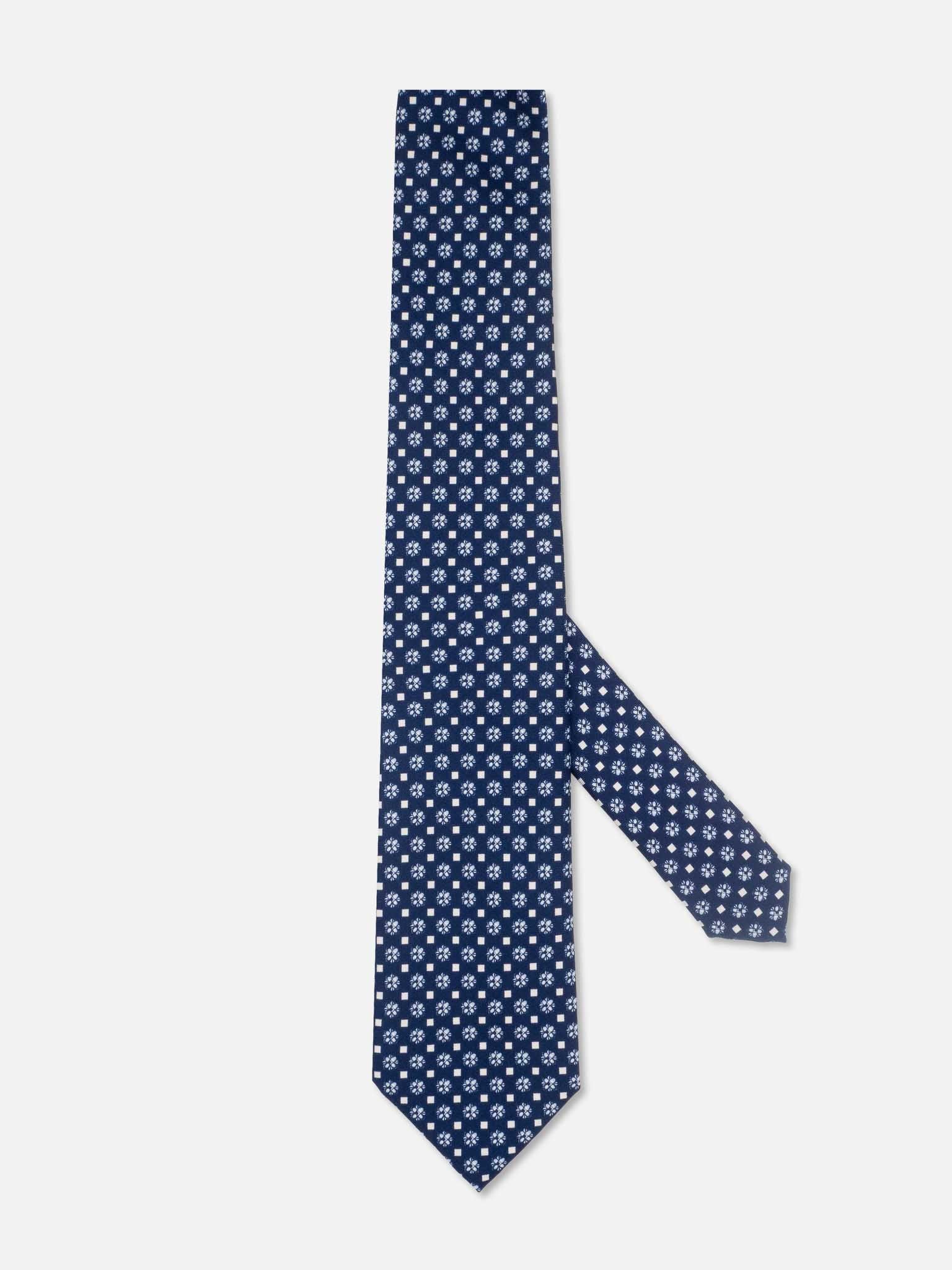 J.W.SAX MILANO Cravatta Sartoriale in Pura Seta a Fantasia