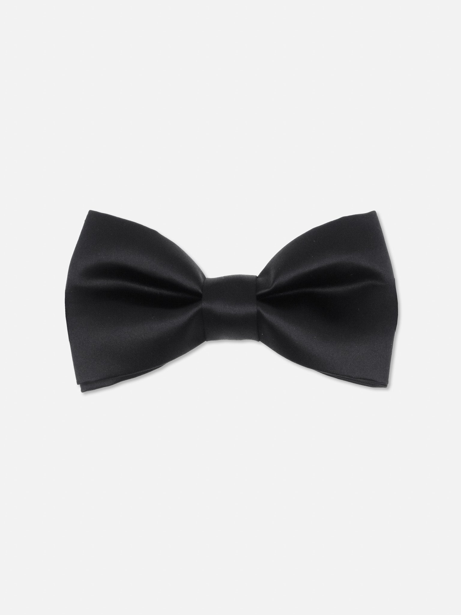 Papillon in Raso Nero Preannodato
