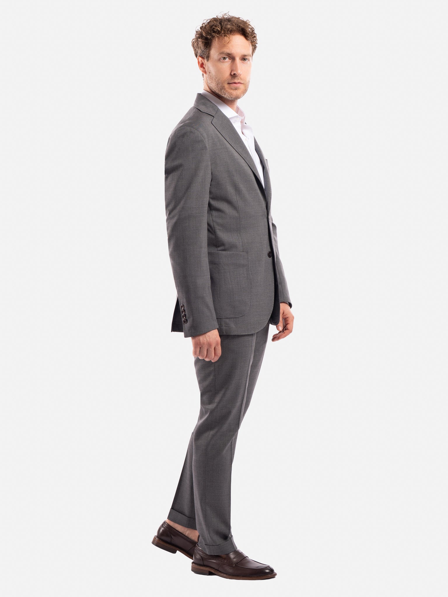 Medium Grey Unlined Dress