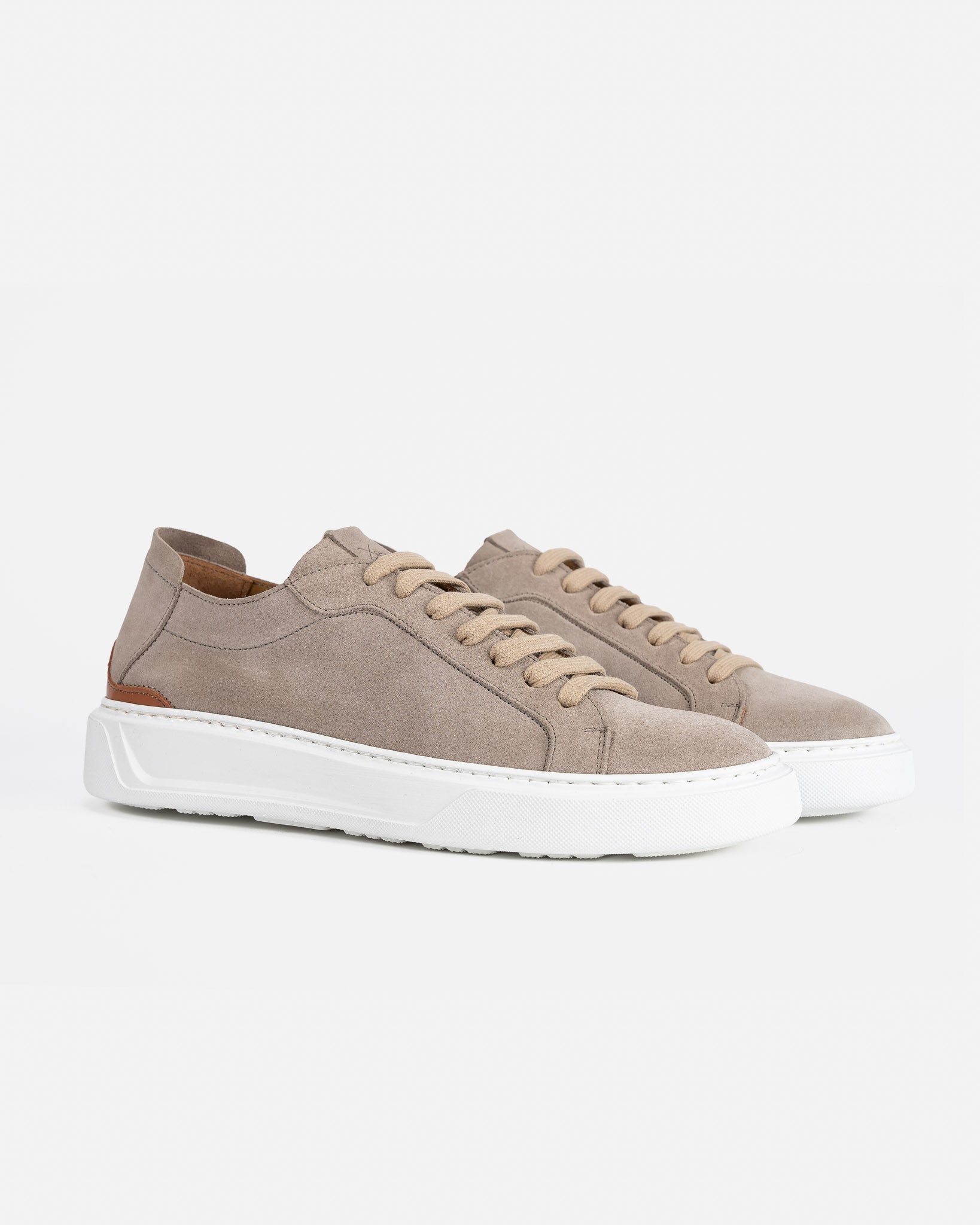 J.W.SAX MILANO Sneaker in Camoscio Sfoderato Beige