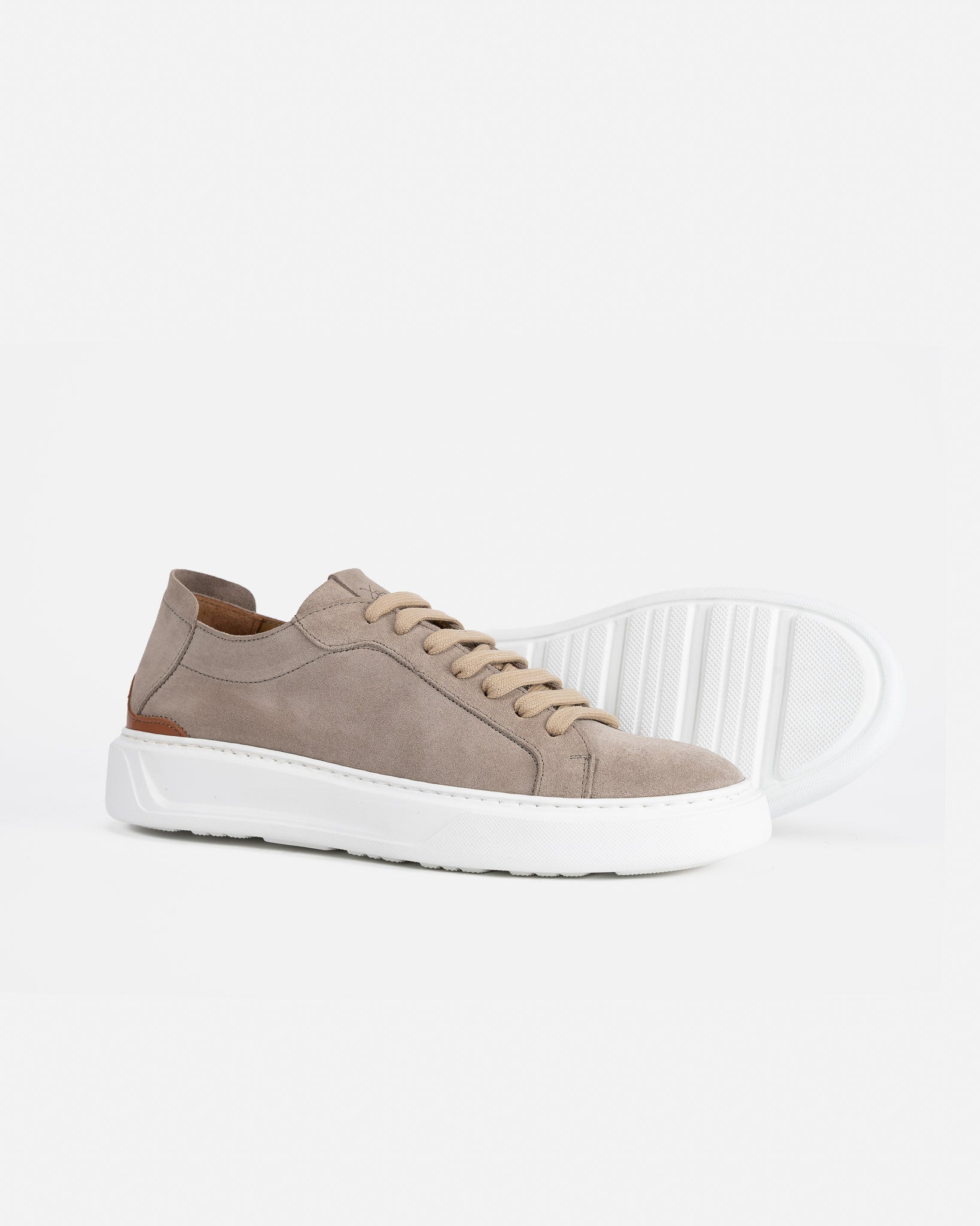 J.W.SAX MILANO Sneaker in Camoscio Sfoderato Beige