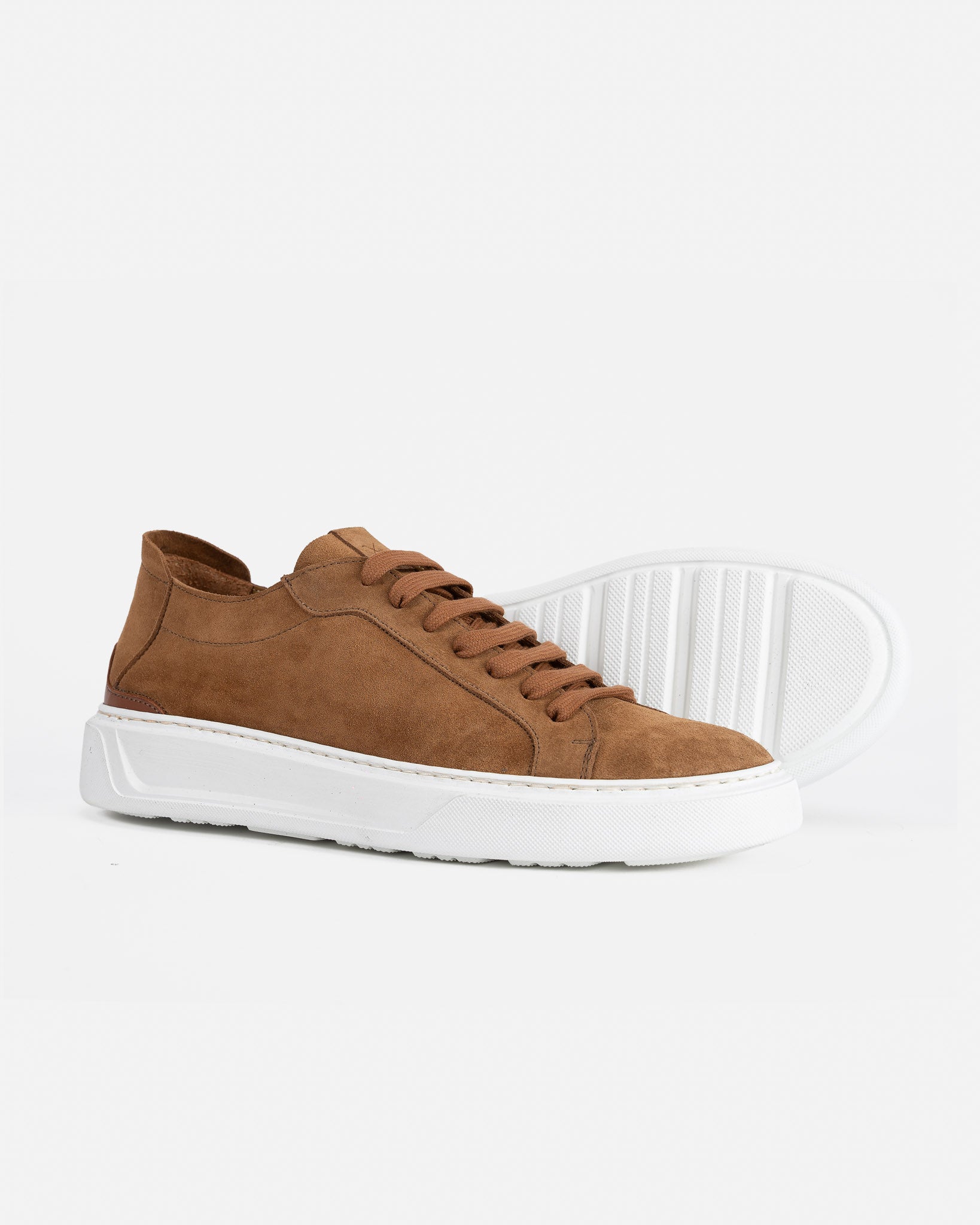J.W.SAX MILANO Sneaker in Camoscio Sfoderato Cuoio