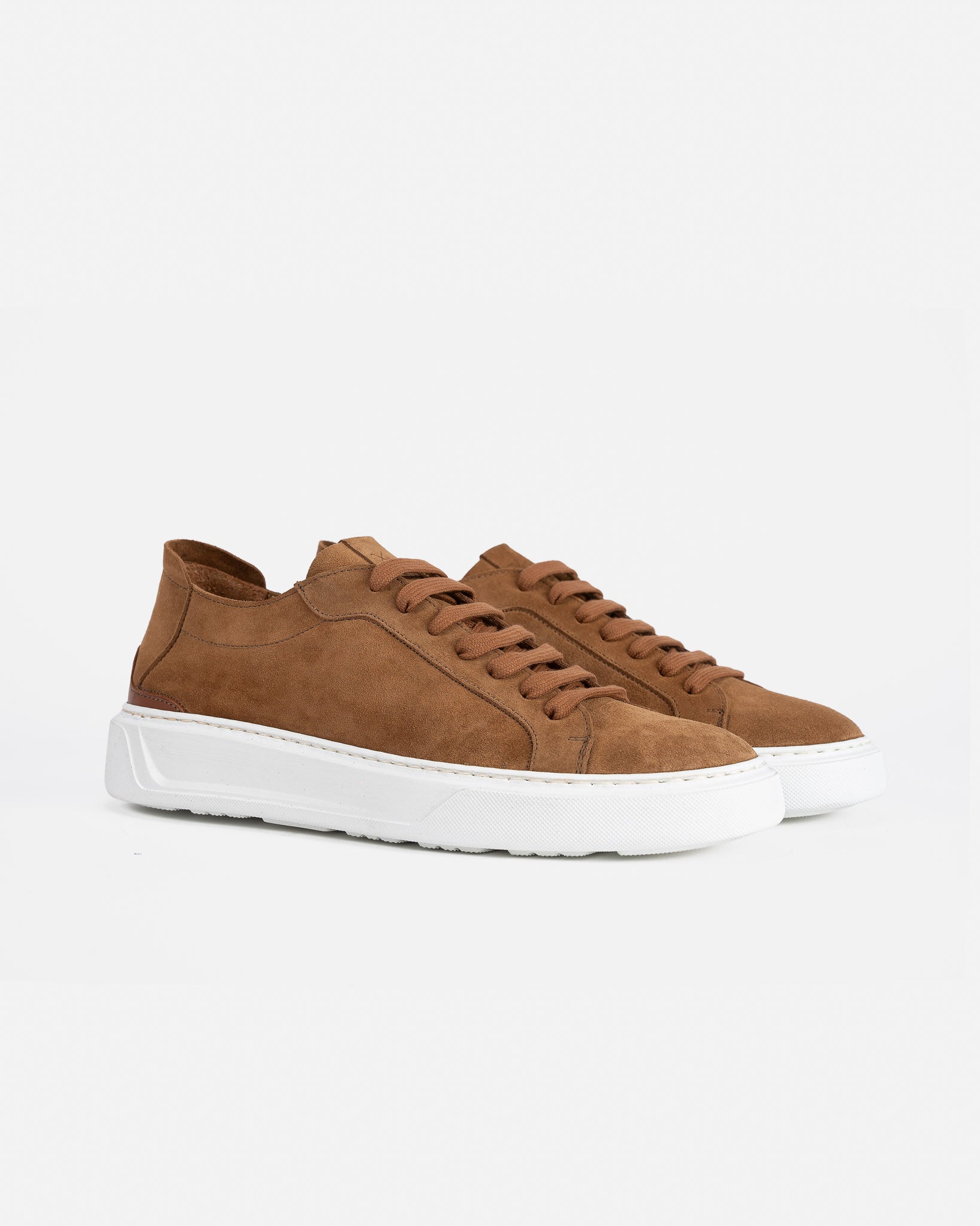 J.W.SAX MILANO Sneaker in Camoscio Sfoderato Cuoio
