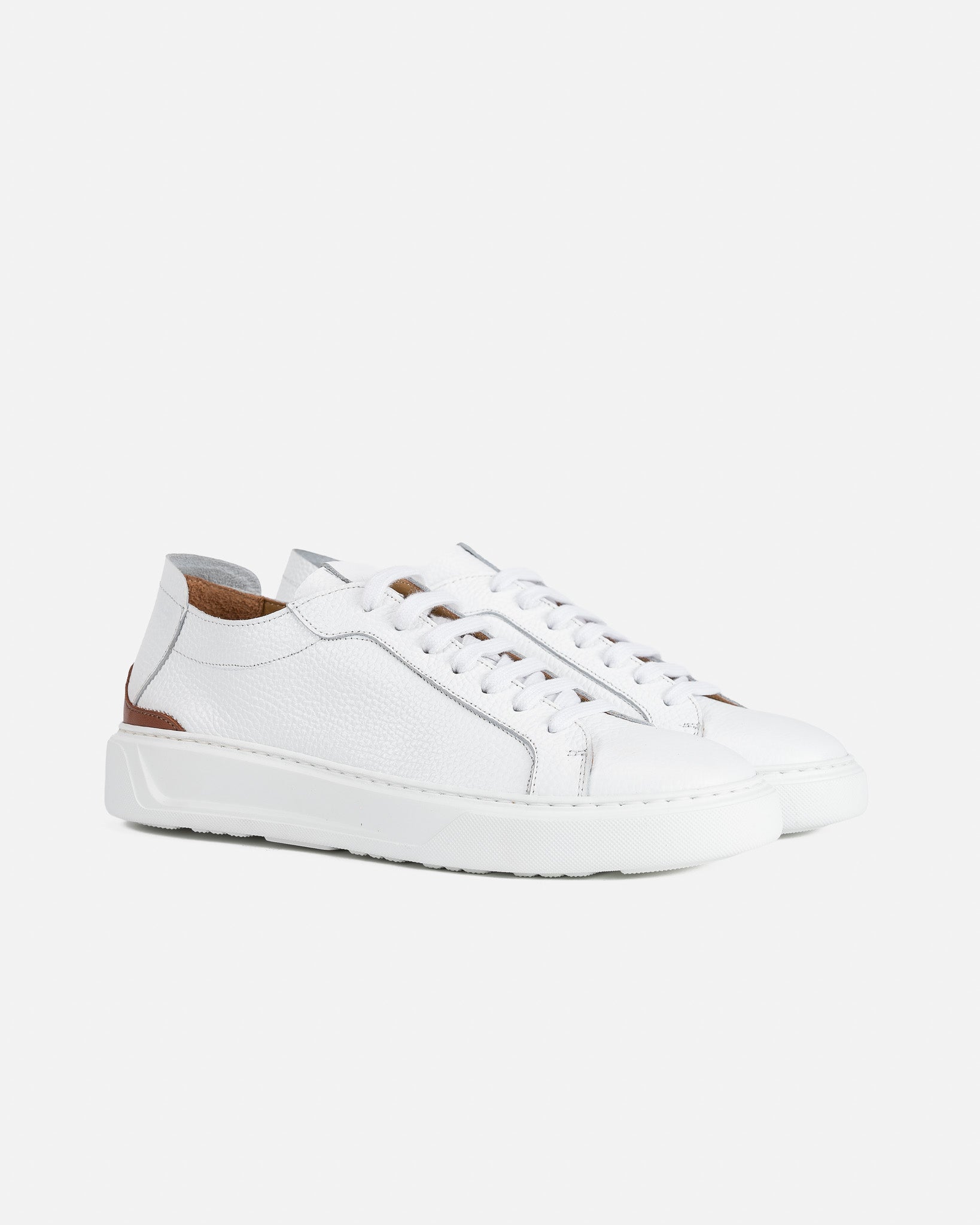 J.W.SAX MILANO Sneaker in Cervo Sfoderato Bianco