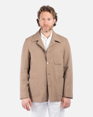 Giacca Sfoderata in Lana Leggera