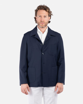 Giacca Sfoderata in Lana Leggera